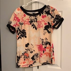 NWT Talbot Floral Sheer Blouse - Women’s 6
